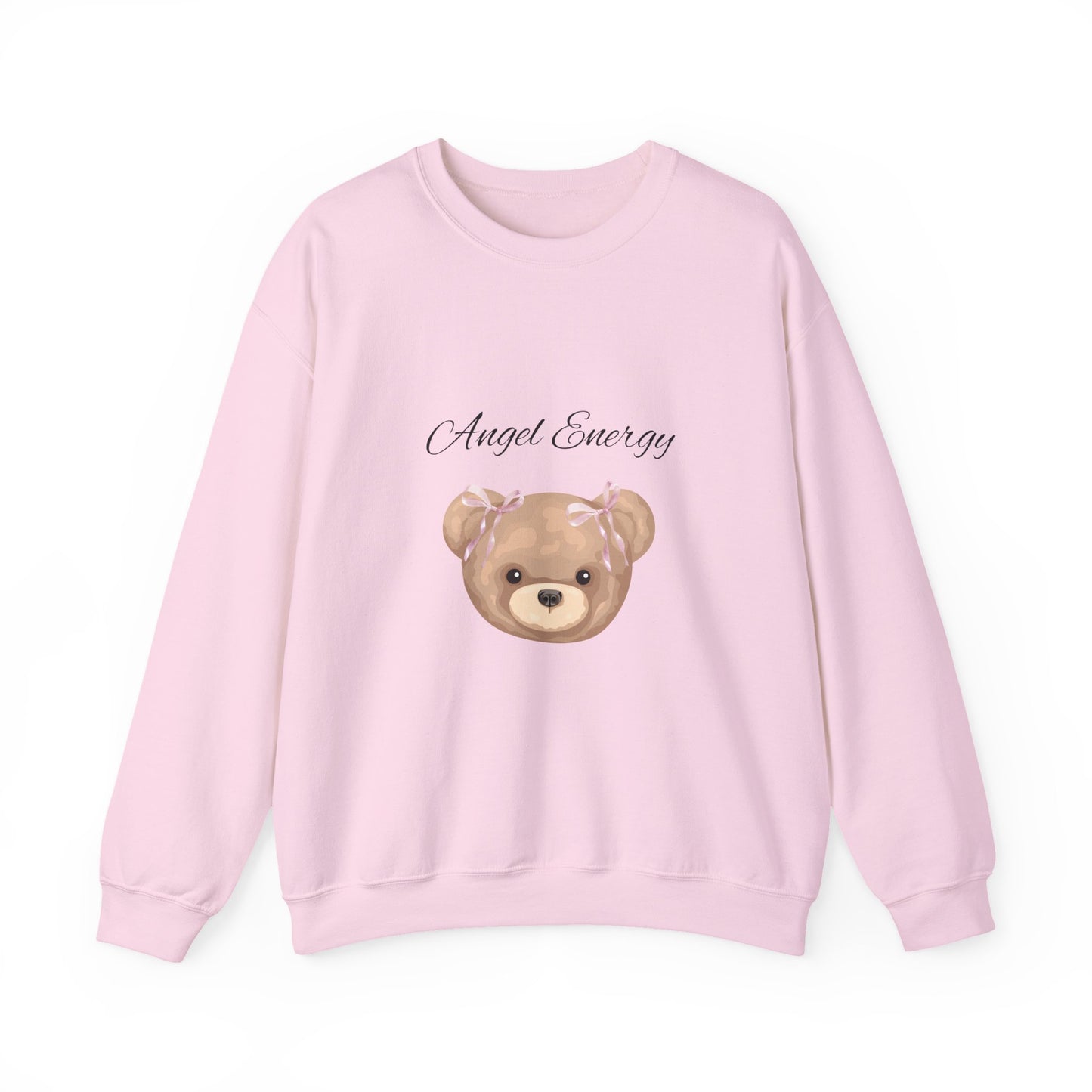 Crewneck Sweatshirt - Angel Energy Teddy Bear Graphic