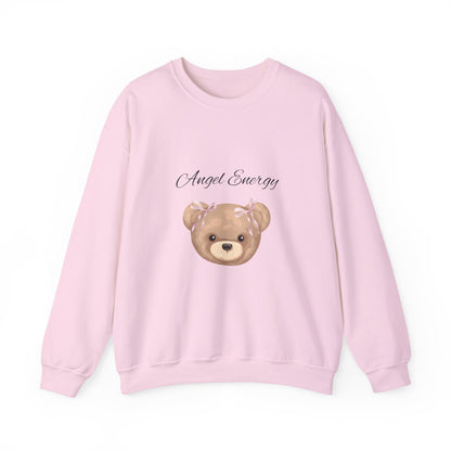 Crewneck Sweatshirt - Angel Energy Teddy Bear Graphic