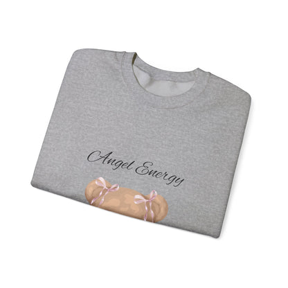 Crewneck Sweatshirt - Angel Energy Teddy Bear Graphic