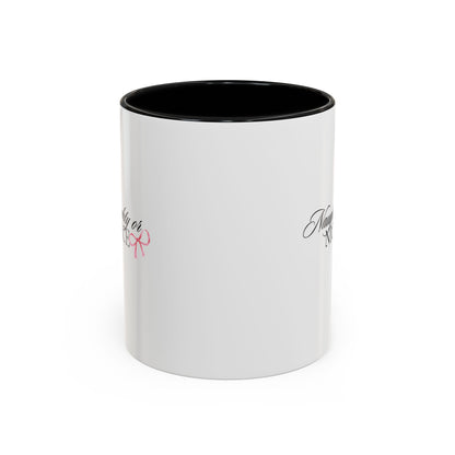 Naughty or Nice Coffee Mug — Holiday Script Accent Mug (11/15oz)