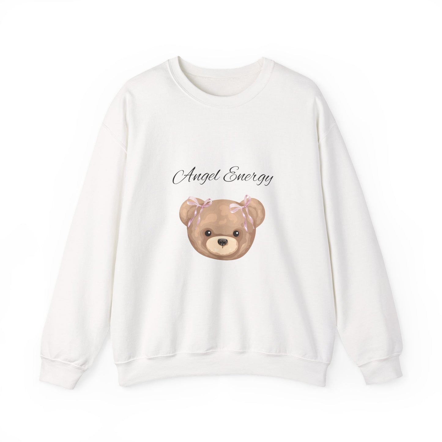 Crewneck Sweatshirt - Angel Energy Teddy Bear Graphic
