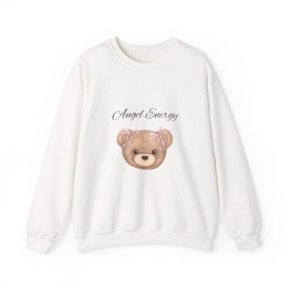 Crewneck Sweatshirt - Angel Energy Teddy Bear Graphic