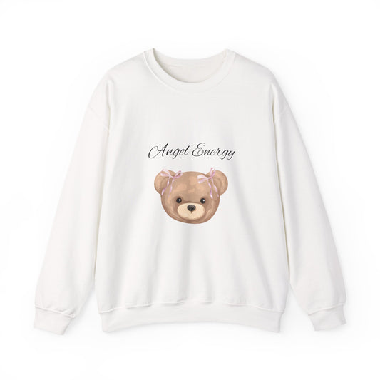 Crewneck Sweatshirt - Angel Energy Teddy Bear Graphic