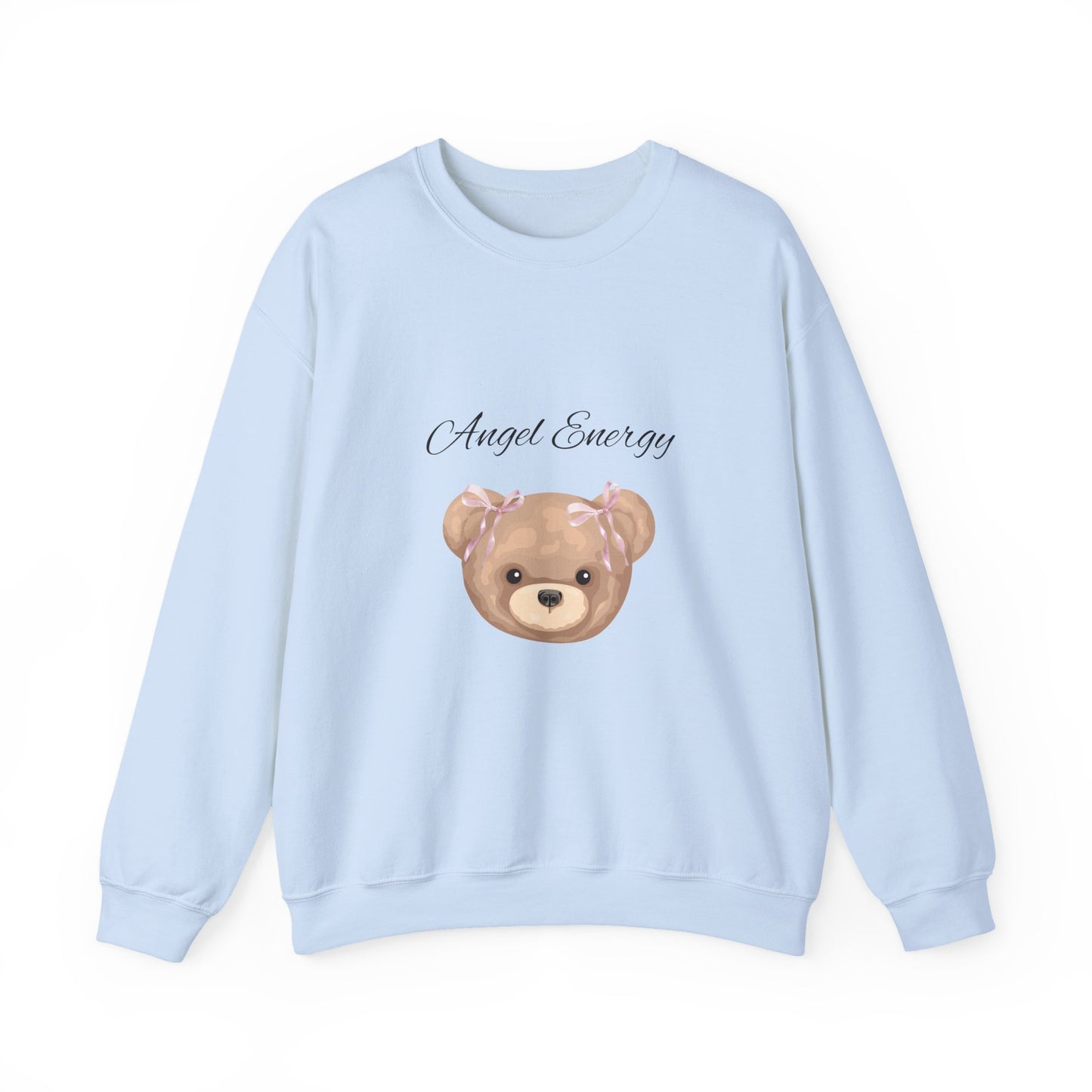 Crewneck Sweatshirt - Angel Energy Teddy Bear Graphic