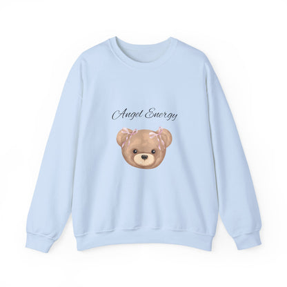 Crewneck Sweatshirt - Angel Energy Teddy Bear Graphic