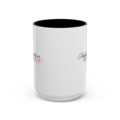 Naughty or Nice Coffee Mug — Holiday Script Accent Mug (11/15oz)