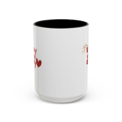 Slay the Day Coffee Mug — Inspirational Heart Accent Mug (11/15 oz)