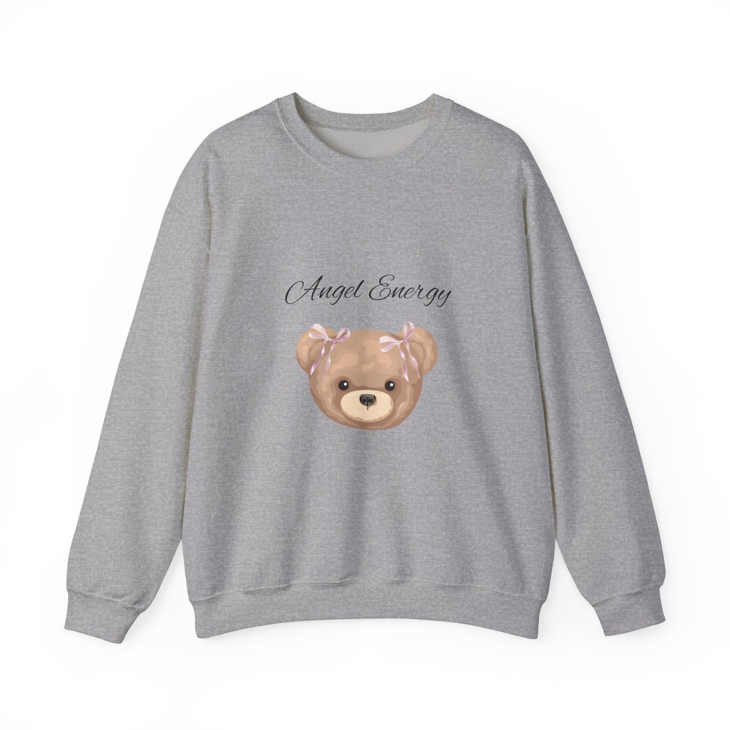 Crewneck Sweatshirt - Angel Energy Teddy Bear Graphic