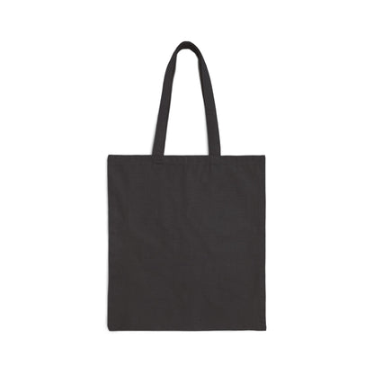 Slay the Day Canvas Tote Bag — Empowering Heart Graphic Cotton Shopper